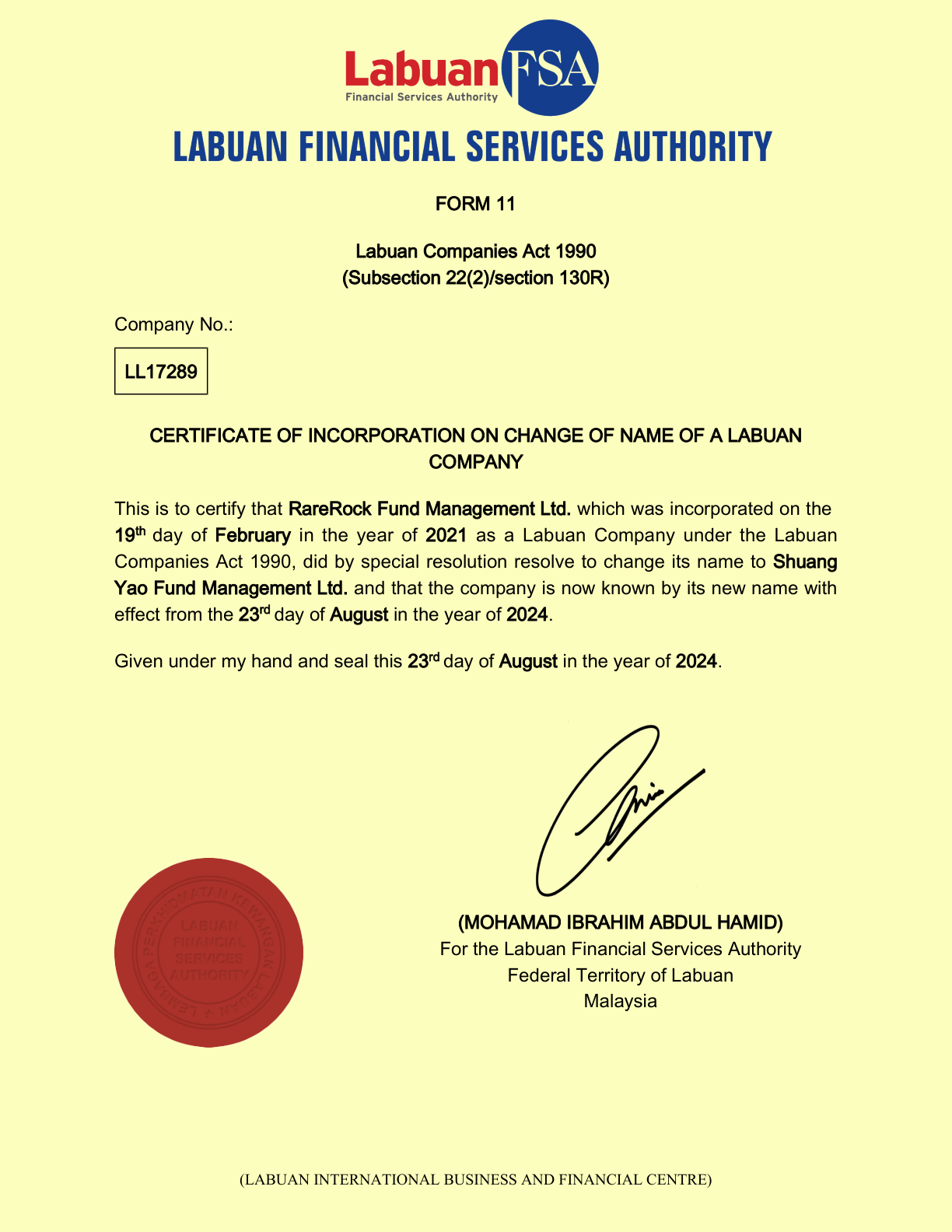 Company License
